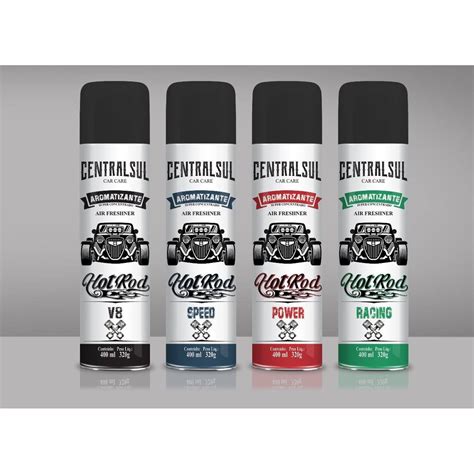 Aromatizante Aerosol Hot Rod 400ml Central Sul Center Química Tudo