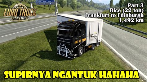 Supirnya Ngantuk Truck Kena 67 Damage Hahaha Euro Truck Simulator