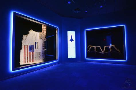 Fuselage section from Space Shuttle Challenger on display at Kennedy ...