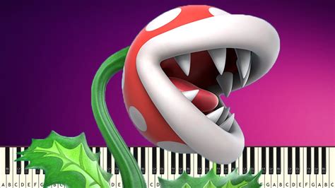 Piranha Plant Lullaby Super Mario 64 Piano Tutorial Youtube