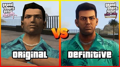 Character Movement Comparison Gta Vice City Original Vs Definitive