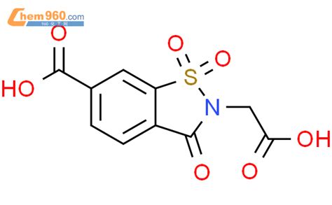 401941 32 0 1 2 BENZISOTHIAZOLE 2 3H ACETIC ACID 6 CARBOXY 3 OXO 1