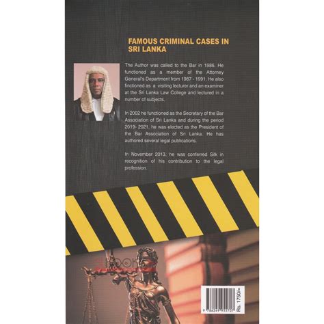 Famous Criminal Cases In Sri Lanka By Kalinga Indatissa