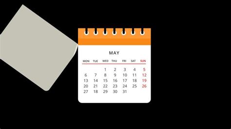 Calender Animation Stock Video Footage for Free Download