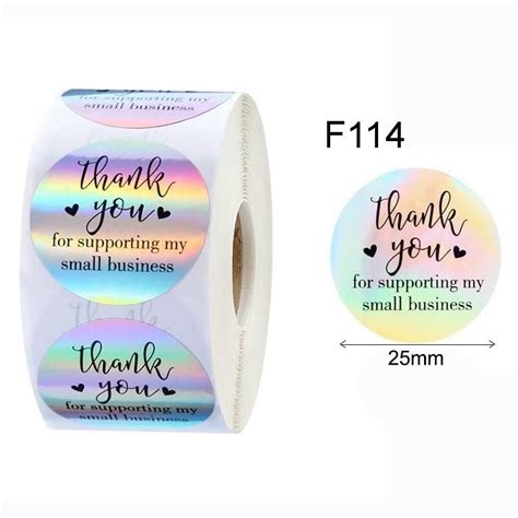 Jual Sticker Thank You Isi 50pcs Sticker Label Makanan Sticker Toples Sticker Hampers Sticker