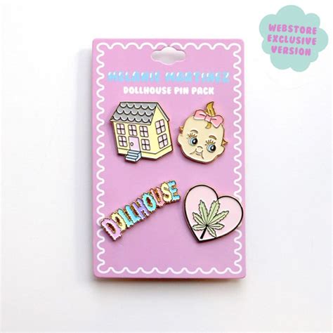 Dollhouse Pin Pack Enamel Pins Melanie Martinez Melanie Martinez