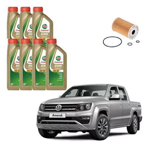 Amarok Kit Troca De Leo Castrol W Edge Pel L Frete Gr Tis