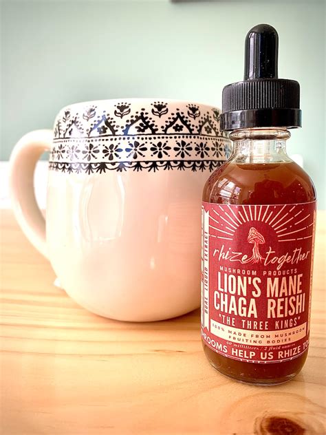 Lion S Mane Chaga Reishi Mushroom Tincture Dual Etsy