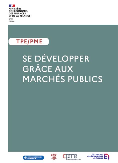 Un Nouveau Guide Pratique March S Publics Pour Les Tpe Pme Cci Ouest