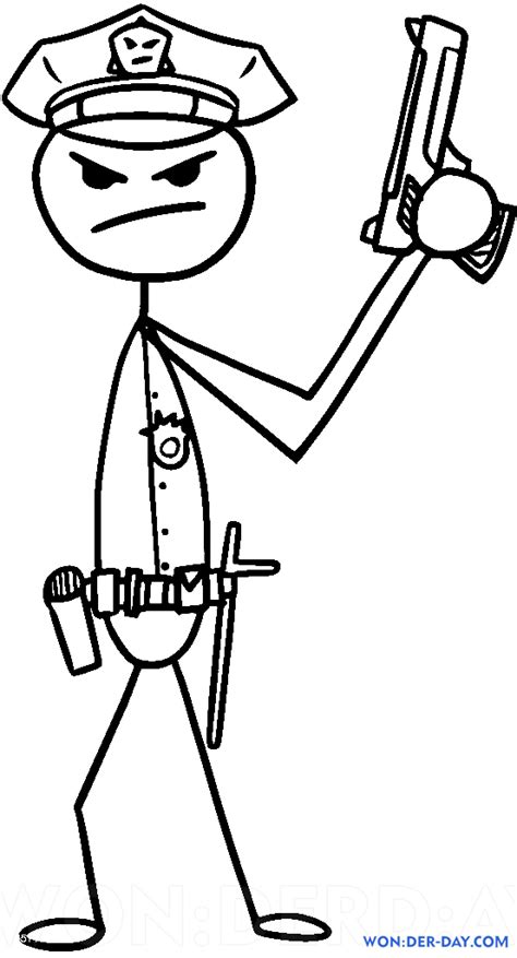 Henry Stickman Coloring Pages