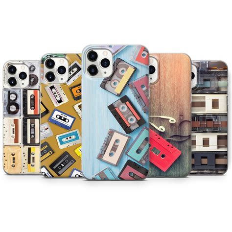 Old Mix Tape Cassette Gel Phone Case For Iphone Se 5 6 7 8 12 Etsy