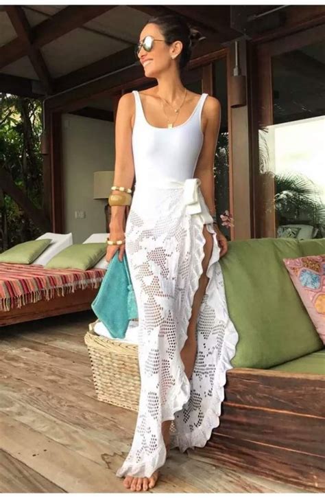 Roupa Para Ir A Praia Feminina - 15 sugestões elegantes de saída de praia e kaftan | Roupas boêmias ...