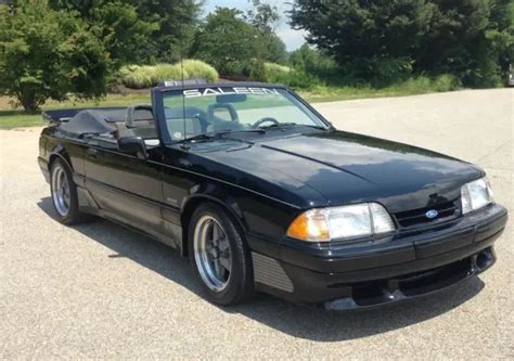 1989 Saleen Mustang Convertible - Black for sale - Ford Mustang 1989 ...