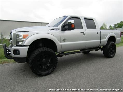 2015 Ford F 250 Super Duty Platinum Diesel 67 Lifted 4x4 Crew Cab