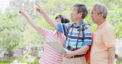 Old people go travel stock image. Image of camera, asia - 119428475