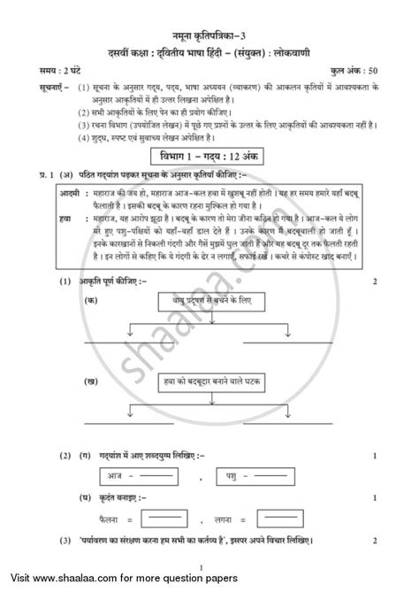 Hindi Composite Ssc English Medium Th