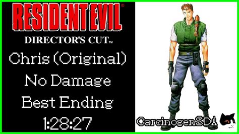 Resident Evil Directors Cut Ps1 Chris Original No Damage Best