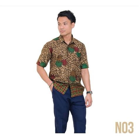 Kemeja Batik Slim Fit Shopee Malaysia