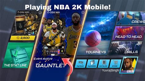 PLAYING GAUNTLET IN NBA 2K MOBILE YouTube