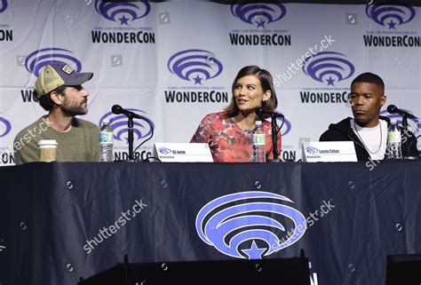 Eli Jorne Lauren Cohan Gaius Charles Editorial Stock Photo Stock