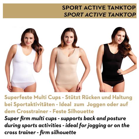 Miss Perfect Form Funktion Shapewear Damen Top Bauchweg Hemd Body