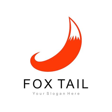 Premium Vector Fox Tail Vector Logo