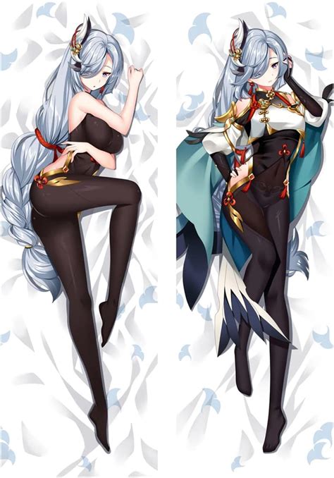 Znosng Genshin Impact Shen He Body Pillow Case Hugging Pillow Cover