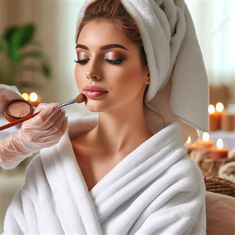 Beauty And Spa Girl With Make Up Background Spa Girl Makeup Beauty