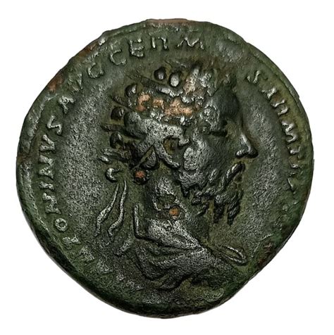 Imperio romano Marcus Aurelius AD 161 180 Æ Dupondius Catawiki