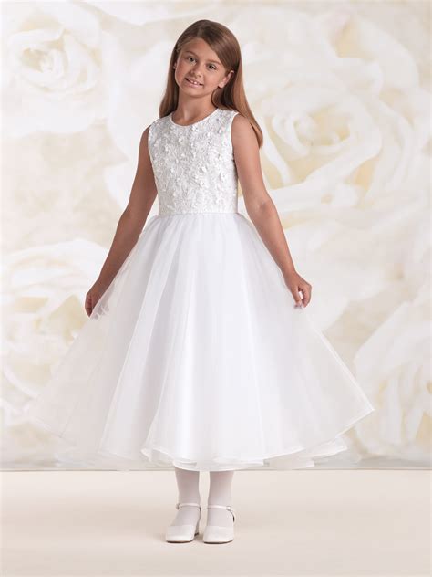 First Communion Dress with Scattered Flower Bodice from Catholic Faith ...