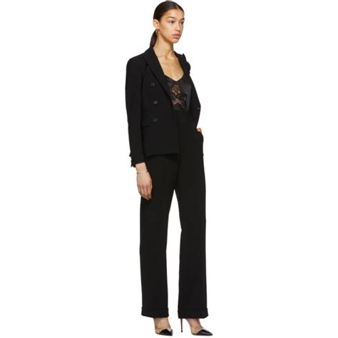 Altuzarra Black Indiana Double Breasted Blazer Altuzarra