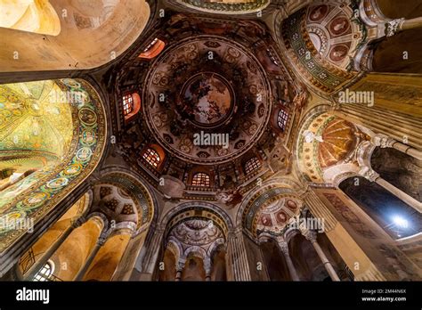 Beautiful Mosaics In The Basilica Di San Vitale Unesco World Heritage