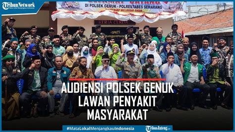 Polsek Genuk Semarang Bertemu Warga Germas Berkat Bahas Pemberantasan