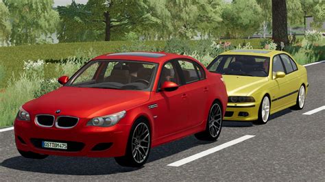 BMW M5 E39 E M5 E60 V1 0 0 0 FS25 Mod FS22 Mod