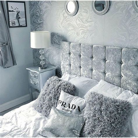 Bedroom Wallpaper Ideas Silver - Mural Wall