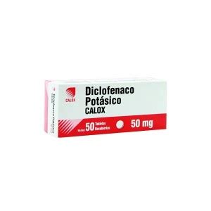 Diclofenac Potasico Mg X Tab Calox Unidad