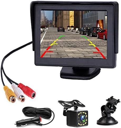 Cam Ra De Recul Voiture Avec Pouces Cran Lcd Moniteur Camera