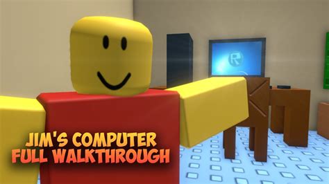 Jim S Computer Roblox Full Walkthrough Youtube