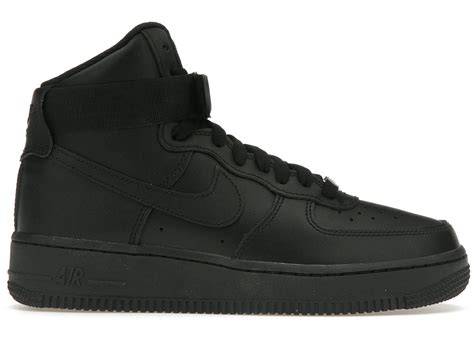 Nike Air Force 1 High Triple Black (Women's) - DD9624-001 - US