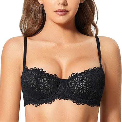 Dobreva Femme Soutien Gorge Push Up Dentelle Non Coussinet Avec