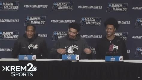 Ncaa Tournament Wsu Players Talk Match Up Against Iowa State In Round