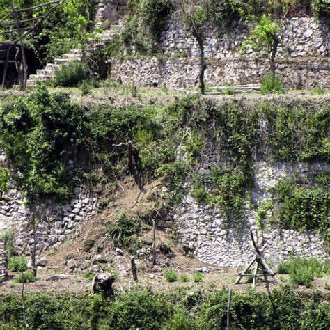 Terrace dry-stone wall failure within the terraced landscape of ...