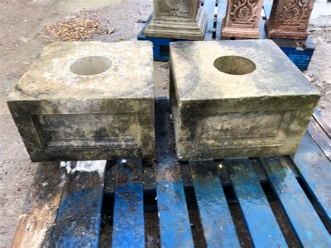 4 Large Concrete Plinths Ryde Wightbay