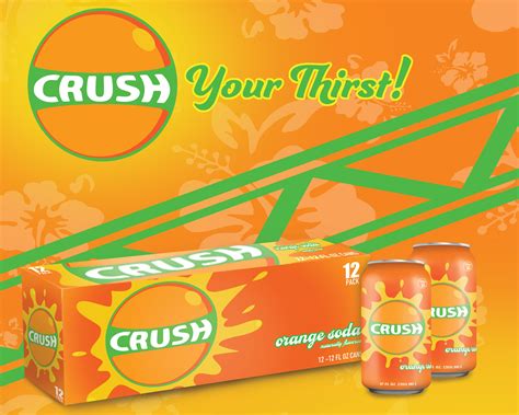 Crush soda logo redesign & mockup on Behance