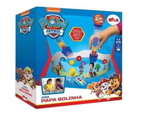 Jogo Papa Bolinha Patrulha Canina Elka Colorido Jogo Papa Bolinha