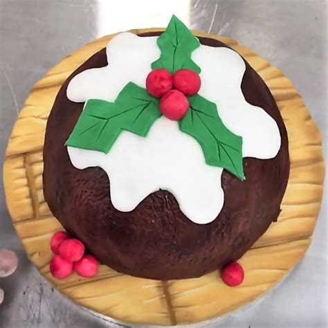 How To Make An Easy Christmas Pudding Cake Blog Postthe Cake Decorating Co Blog