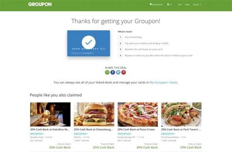 earn cash   restaurants   groupon deals