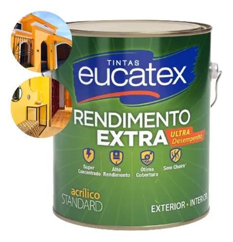 Tinta Parede Eucatex Acr Lico Rendimento Extra L Frete Gr Tis