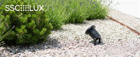 Ssc Luxon Led Gartenstrahler Mit Erdspie F R Au En In Schwarz