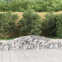 Paniers À Gabions Arqués 15 Pcs 400x30x40 60 Cm Fer Galvanisé Vidaxl à